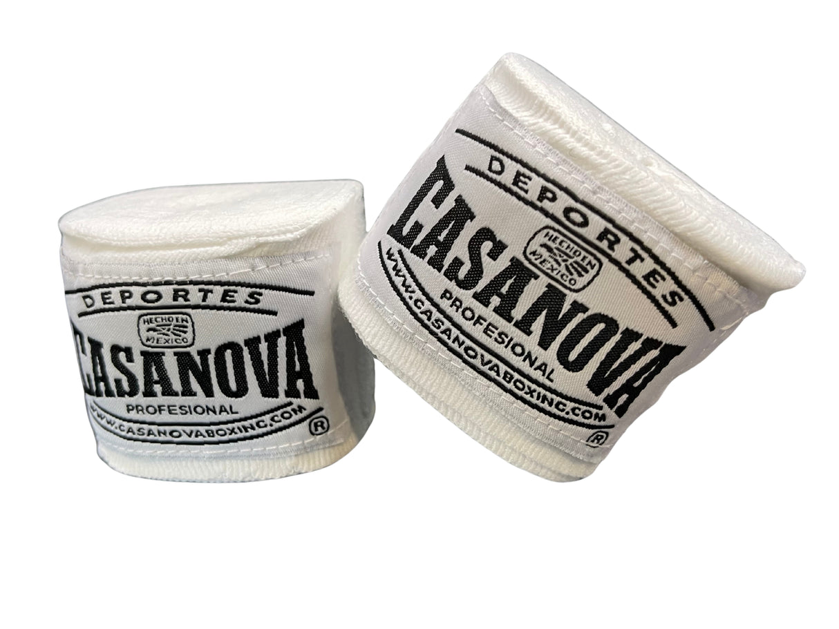 Casanova® Boxing Hand Wraps 180" - White