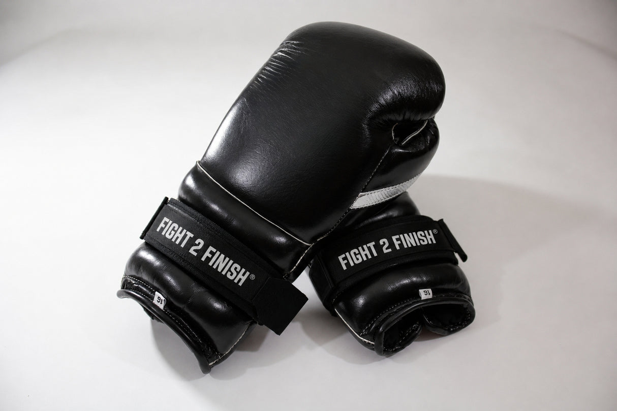 Fight 2 Finish® Lace N Loop - Boxing Glove Straps | Lace Conversion System for Boxing Gloves