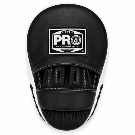 ProBoxing® Deluxe Focus Mitts - Black & White Trim