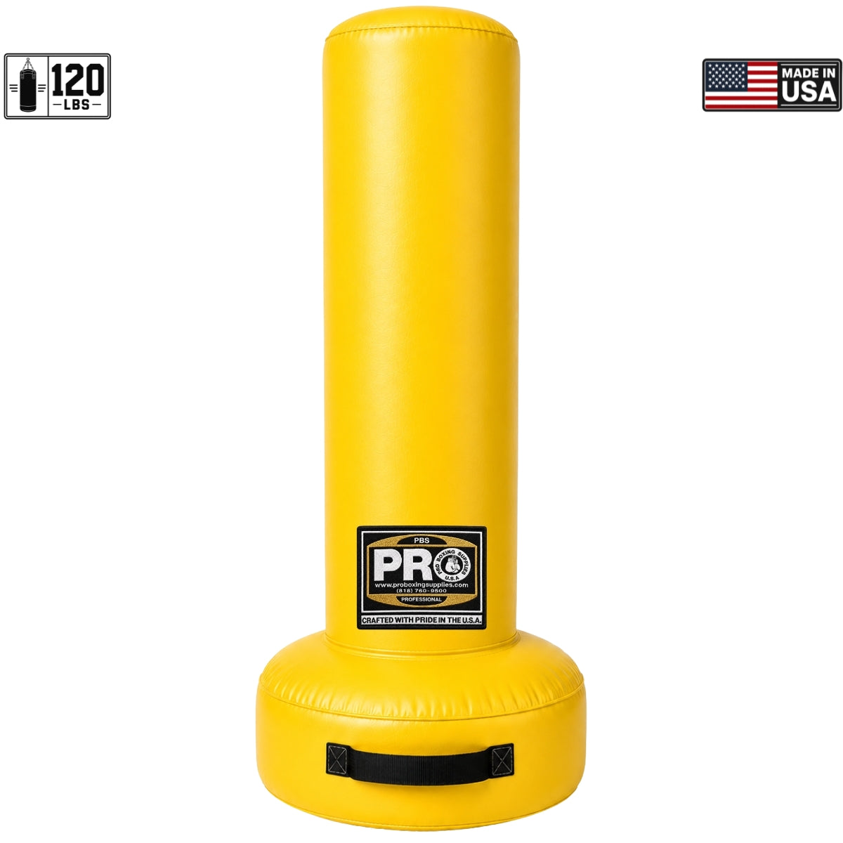 ProBoxing® 120 LBS Free Standing Bag - Light Brown