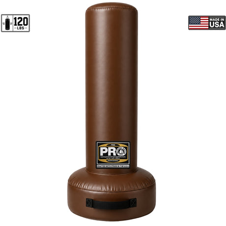 ProBoxing® 120 LBS Free Standing Bag - Light Brown