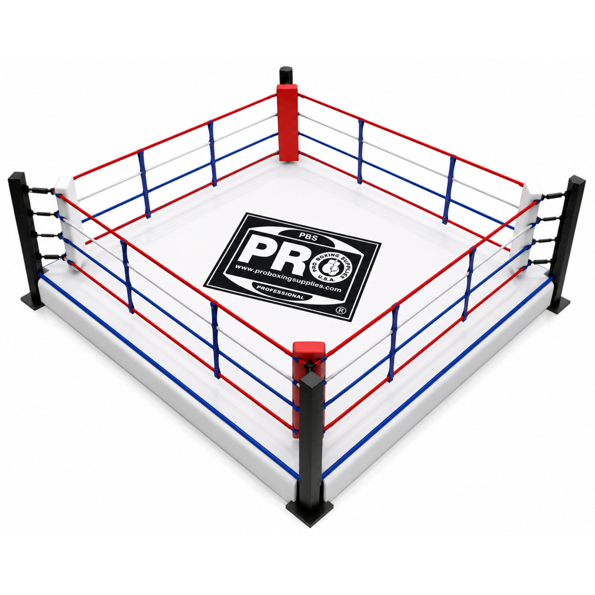 (CUSTOM) ProBoxing® Professional Boxing Ring (12' x 12' Foot) - Made in USA