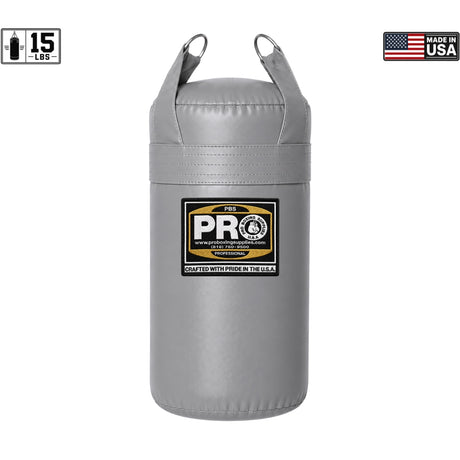 ProBoxing® 15 LBS Heavy Punching Bag - White
