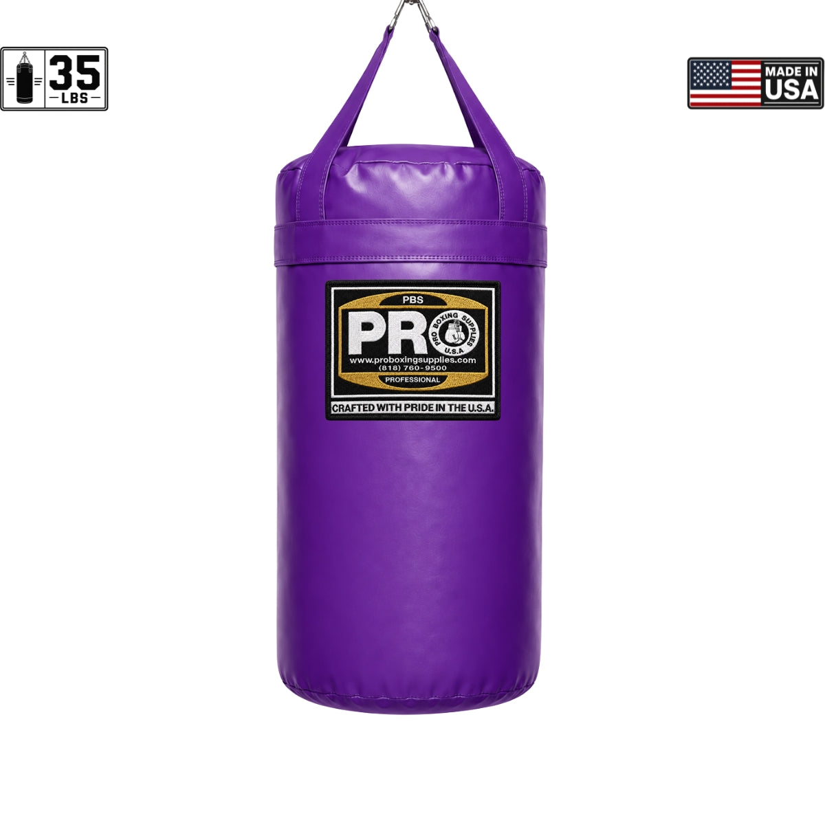 ProBoxing® 35 LBS Heavy Punching Bag - Green