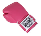 (NEW) Casanova® Boxing Professional Hook & Loop Boxing Gloves - Pink