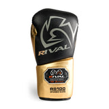 RS100 Professional Sparring Gloves - Black & Gold