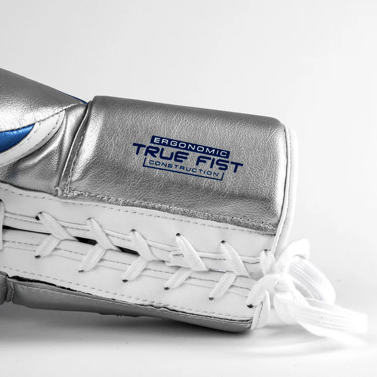RS100 Professional Sparring Gloves - Blue & Silver