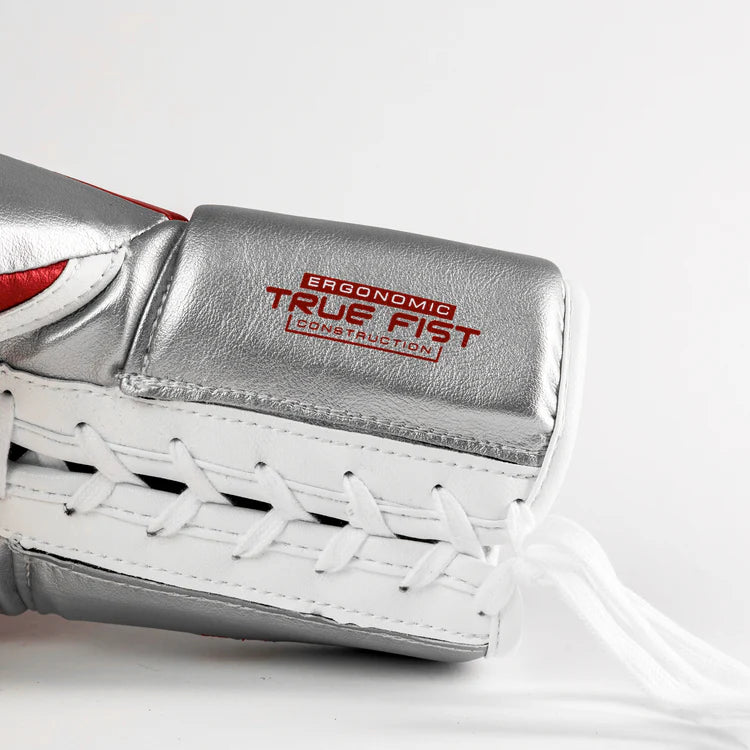 RS100 Professional Sparring Gloves - Red & Silver