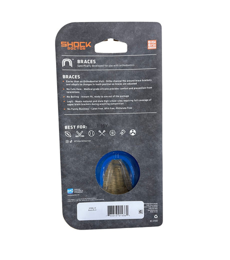 Shock Doctor - Braces Mouthguard Strapless - Blue