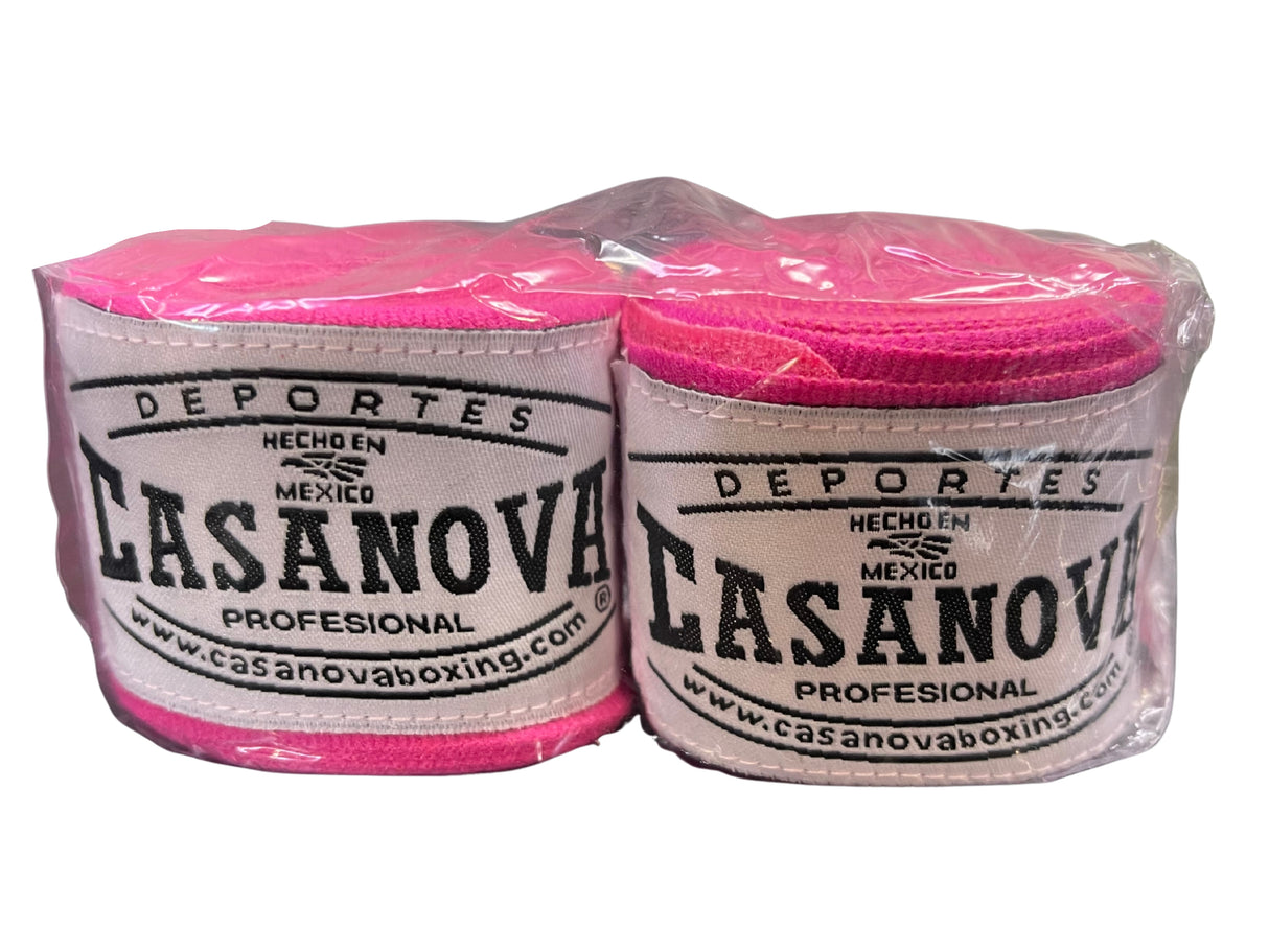 Casanova® Boxing Hand Wraps 180" - Pink