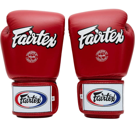 Fairtex Gloves - BGV1 - Muay Thai Boxing Gloves - Red