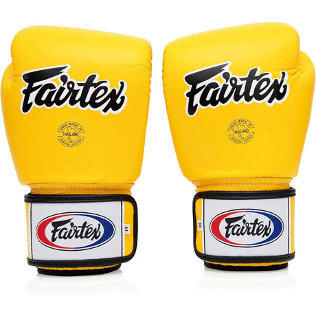 Fairtex Gloves - BGV1 - Muay Thai Boxing Gloves - Yellow