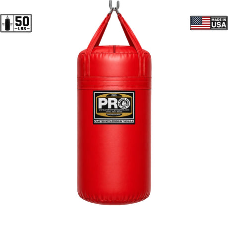 ProBoxing® 50 lbs Heavy Punching Bag - White