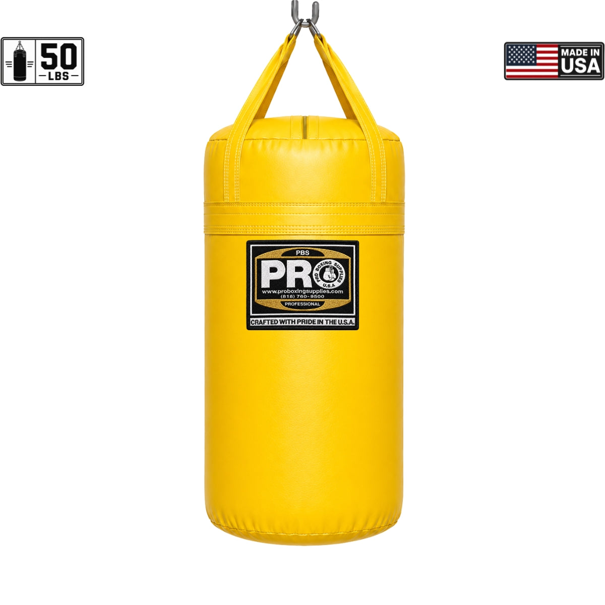 ProBoxing® 50 lbs Heavy Punching Bag - Red