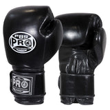 ProBoxing® Classic Leather Boxing Gloves - Training Gloves - Black