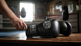 ProBoxing® Classic Leather Boxing Gloves - Training Gloves - Black
