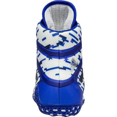 Adidas Flying Impact Wrestling Shoes - Camo Digital Print - Royal Blue