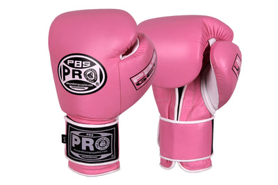 Pro Boxing® Series Gel Hook and Loop Gloves - Pink