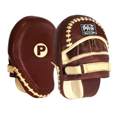 Pro Boxing® Ultimate Leather Focus Mitts - Brown