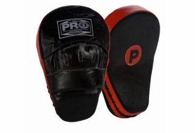 Pro Boxing® Deluxe Focus Mitts - Black/Red Trim