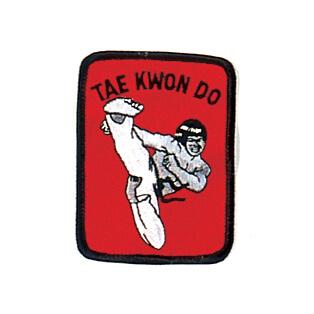 Red Tae Kwon Do Kick Patch