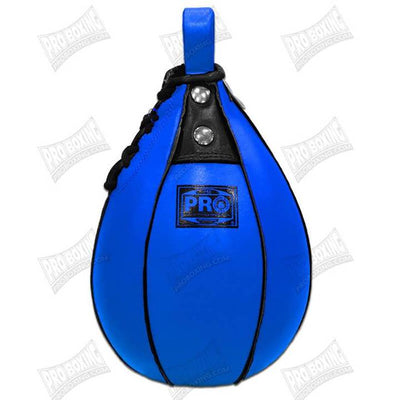Pro Boxing® Leather Speed Bag - Blue